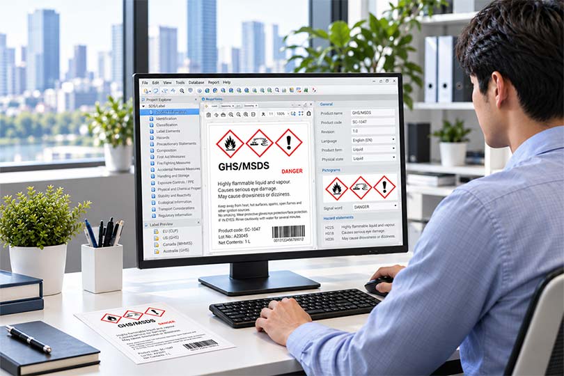 애니트론 msds 자동작성 프로그램